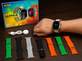 Z70 Ultra-2 Smart Watch 8+1 Combo – Bluetooth Calling & 8 Straps Set