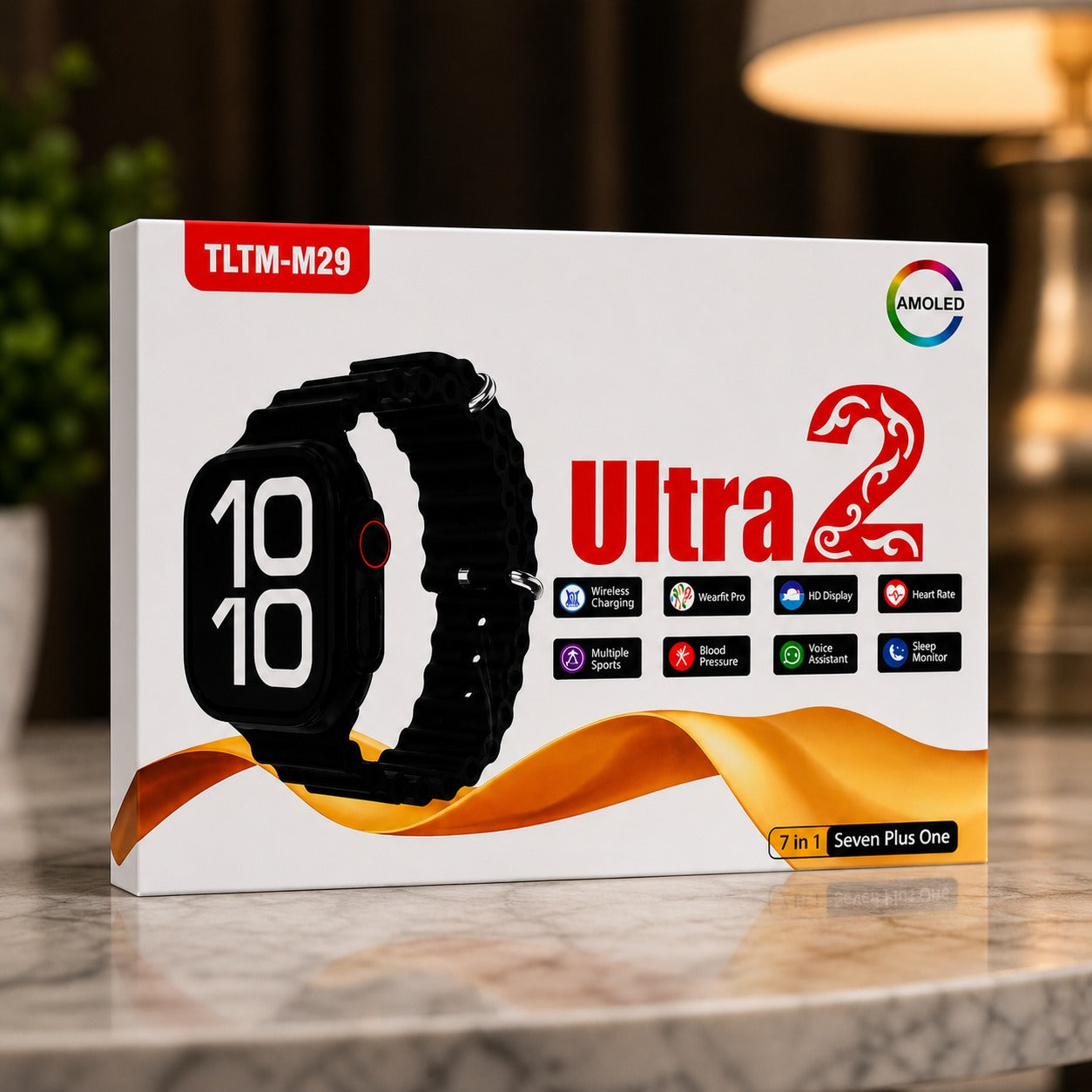 Ultra 2 Smart Watch TLTM-M29 Series – 7+1 Strap Combo | AMOLED Display Premium Smartwatch