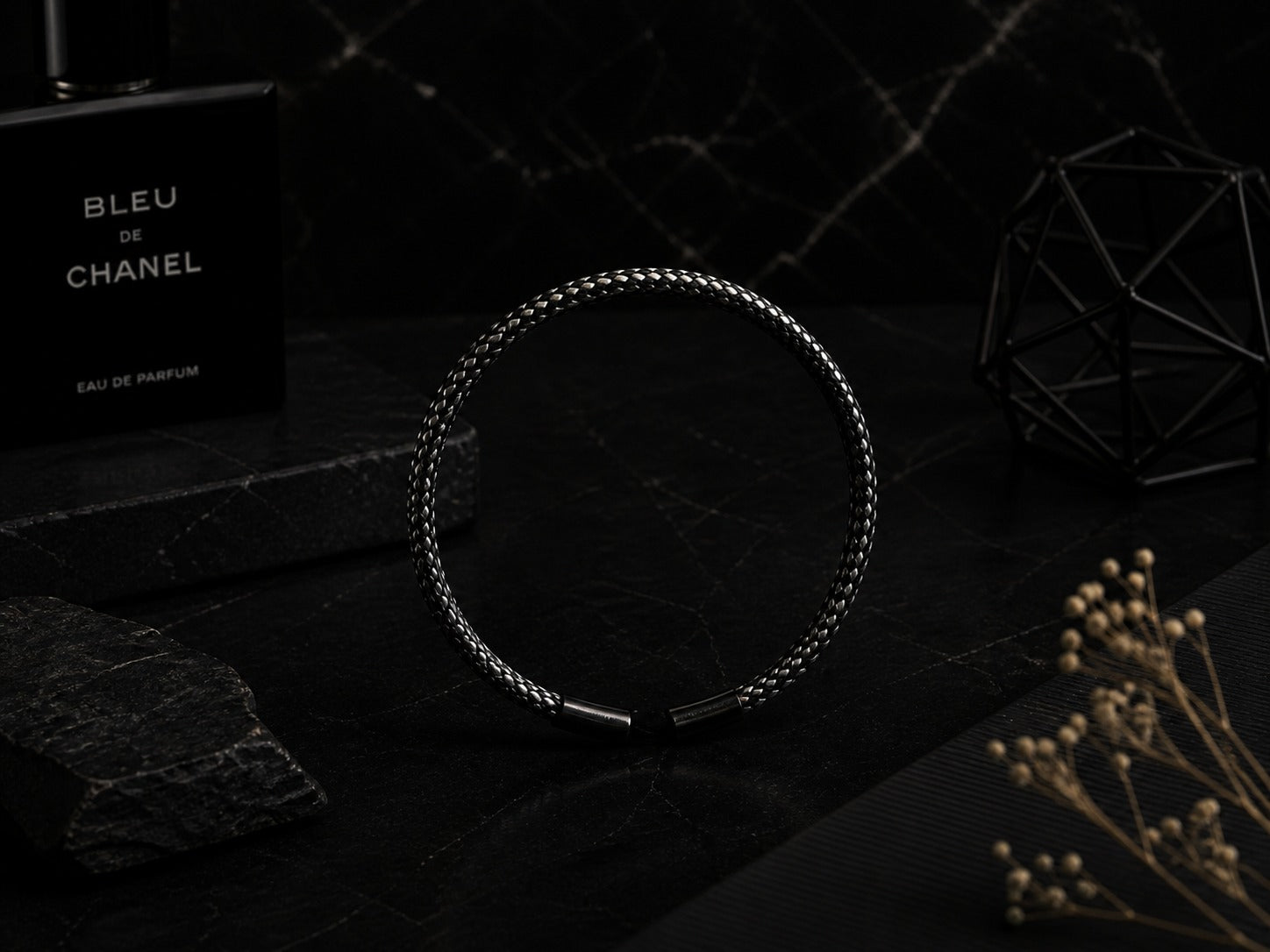 ENCLAVE Premium Braided Metal Bracelet for Men