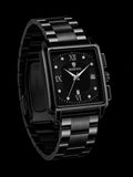 Binbond Square Watch – Black Steel Edition